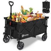 RRP £100.49 Sekey Lightweight Folding Wagon with 330LBS Large Capacity