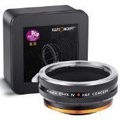 RRP £43.54 K&F Concept IV PRO EF/EF-S to FX Lens Mount Adapter with Aperture Control Ring