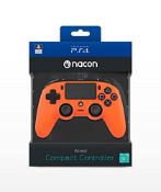 RRP £22.27 Nacon Oficial PS4 Wired Compact Controller - Orange