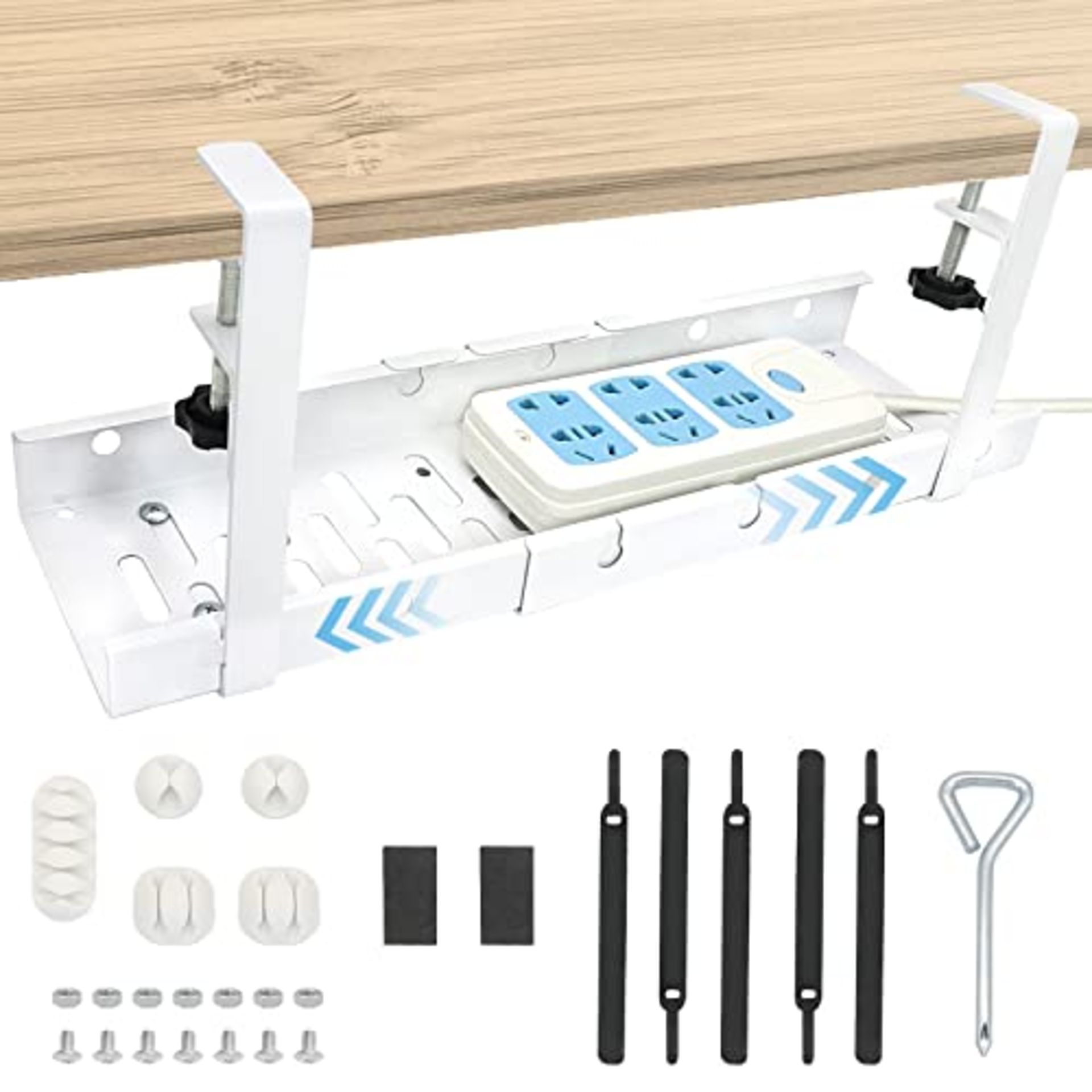 RRP £27.90 Under Desk Cable Management Tray Kit