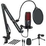 RRP £39.44 TECURS Condenser Microphone with Arm