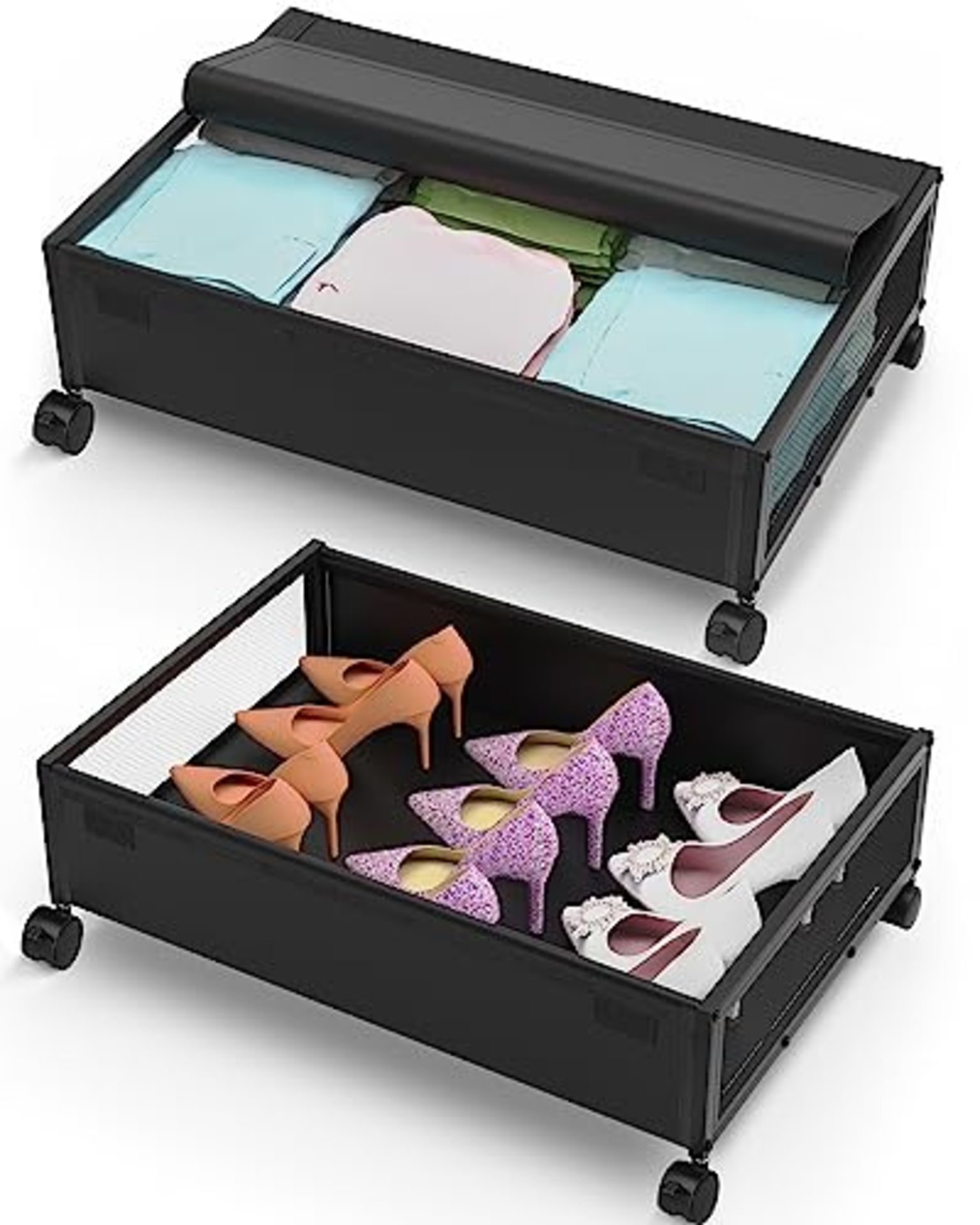 RRP £59.17 Underbed Storage Box on Wheels