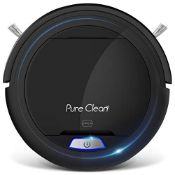 RRP £78.15 Portable PUCRC26B Smart Robot Vacuum Cleaner Robotic Floor Sweep Mop Broom