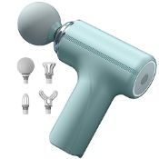 RRP £31.25 Massage Gun Deep Tissue - RYKKZ Mini Portable Percussion Massager