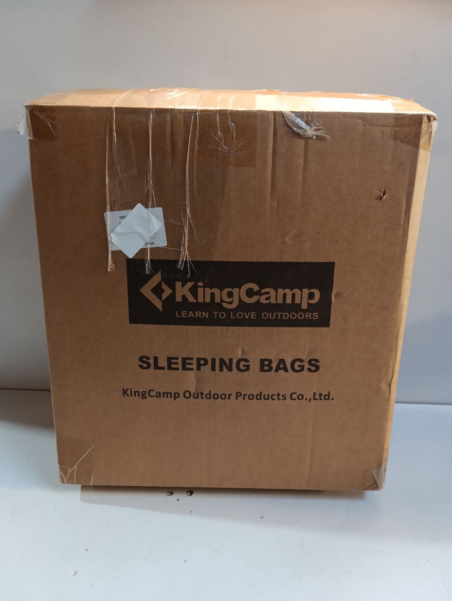 RRP £57.51 KingCamp Sleeping Bag 4 Seasons Cotton Flannel with Hood - Image 2 of 2