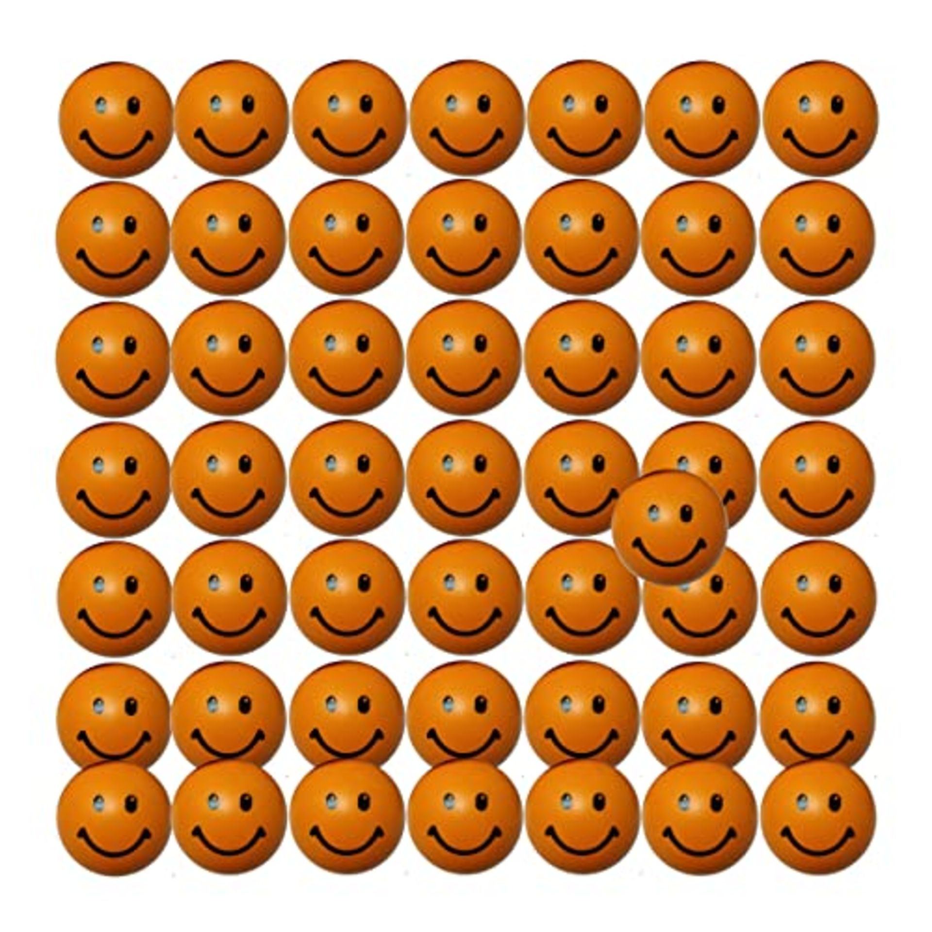 RRP £25.67 Fidget Pack of 50 Orange stressballs in a Recycled