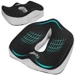 RRP £37.47 Feagar Seat Cushion for Coccyx Sciatica Hemorrhoid Tailbone Back Pain Relief