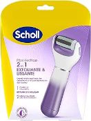 RRP £27.90 Scholl Rechargeable Velvet Smooth Wet and Dry Pedi Electric Hard Skin Remover