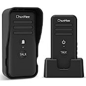 RRP £63.64 ChunHee Wireless Intercom Doorbell Chime for Home