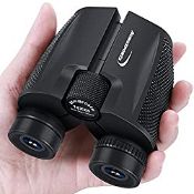 RRP £27.15 Aurosports 12x25 Compact Binoculars for Adults Kids