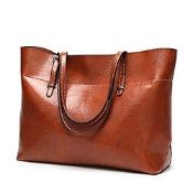 RRP £26.79 Aileese Womens Soft Leather Handbags Large Capacity