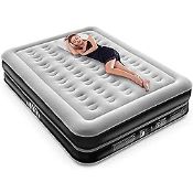 RRP £106.07 Airefina Deluxy Queen Air Mattress with Built-in Electric Pump