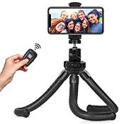 RRP £19.59 Fotopro Flexible Tripod Camera Stand with Remote 360