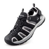 RRP £31.48 Knixmax Women Walking Sandals Closed Toe Outdoor Sports
