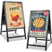 RRP £66.99 NewZeal A2 A-board Pavement Sign Double Side Poster