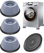 RRP £9.39 4PCS Washing Machine Rubber Feet Pads | Universal Anti