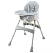 RRP £75.92 Baby High Chair Feeding Chair Seat Ajustable Height