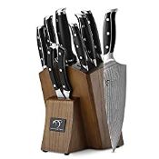 RRP £186.49 NANFANG BROTHERS 9 Pieces Kitchen Knife Set Sharpening