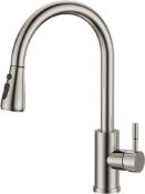 RRP £55.26 FORIOUS Kitchen Sink Taps Mixer with Pull Out Spray