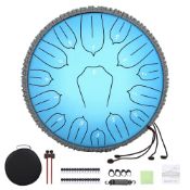 RRP £78.15 Musfunny Steel Tongue Drum 12 inch 15 Notes Handpan