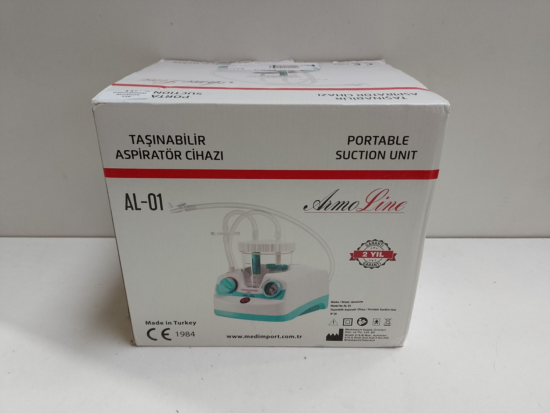 RRP £117.77 ArmoLine Portable Suction Unit Machine 15L/min Medical - Image 2 of 2