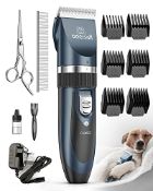 RRP £33.49 oneisall Dog Clippers Low Noise,Dog Grooming Kit,Pet Clipper Shaver for Dogs