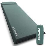 RRP £81.49 Self Inflating Memory Foam Camping Sleeping Mat - Pad with Built in Pillow