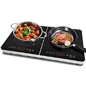 RRP £111.65 Double Induction Hob