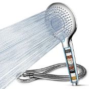 RRP £26.79 MEKO Hard Water Filter Shower Head