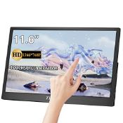 RRP £100.49 ZFTVNIE 11.6" Touch Screen Portable Monitor