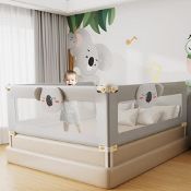 RRP £51.35 EAQ Bed rail free-installation Bed guard for Toddlers-Multi