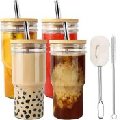 RRP £22.32 ALINK Reusable Boba Cup Bubble Tea Cup