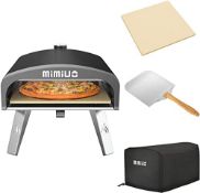 RRP £234.04 Mimiuo Outdoor Gas Fired Pizza Oven with UK Gas Regulator