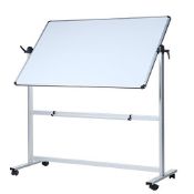 RRP £115.59 VIZ-PRO Double-Sided Magnetic Revolving Mobile Whiteboard