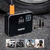 RRP £38.07 ThiEYE Tyre Inflator Portable Air Compressor 120 PSI