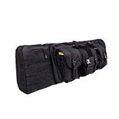 RRP £82.29 LUVODI Double Rifle Case 42 Inch Soft Padded Tactical