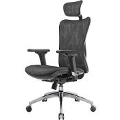 RRP £188.60 SIHOO Ergonomic Office Chair Mesh Desk Chair with Adjustable