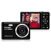 RRP £48.00 Small Digital Camera for Photography with 2.8" FHD 1080P 18X Digital Zoom