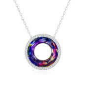 RRP £36.84 LOUISA SECRET Necklace for Women 925 Sterling Silver Ferris Wheel Pendant