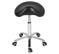 RRP £92.41 Antlu Saddle Stool Massage Rolling Work Chair For Beauty Salon Kitchen Spa