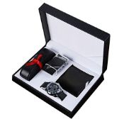 RRP £33.49 Amusingtao Wallet and Belt Gift Set for men