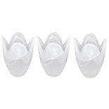 RRP £20.09 Set of 3 - Stunning Frosted Marble Effect Glass Tulip Floral Replacement Shades