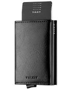 RRP £31.25 VULKIT Credit Card Holder RFID Blocking Genuine Leather