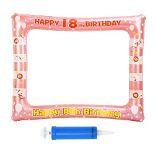 RRP £8.33 CHALA Rose Gold 18th Inflatable Photo Frame