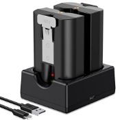 RRP £14.50 KIMILAR Dual Port Doorbell Battery Charger compatible with Video Doorbell 2