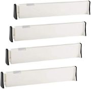 RRP £16.74 Esyhomi Drawer Dividers 4 Pack