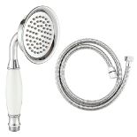 RRP £41.30 Winskybath Big Size 98MM Chrome Brass Shower Head Traditional