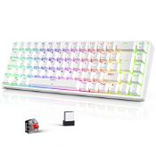 RRP £40.17 TECURS Gaming Keyboard Wireless Mechanical Keyboard