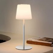 RRP £38.20 FUNTAPHANTA Glass Rechargeable Cordless Table Lamp