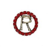 RRP £12.17 HSQYJ Fashion Elegant Hollow-Out Crystal Pearl Brooch